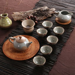 精陶與粗陶的完美融合 窯變釉陶瓷茶具套裝全網首發